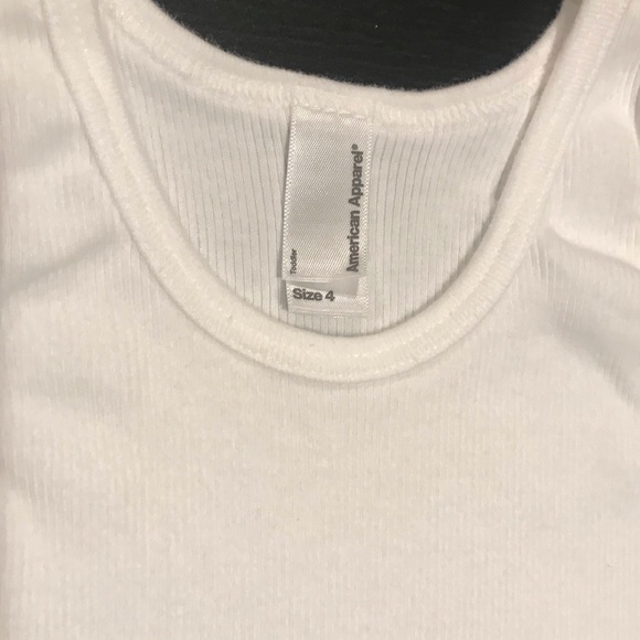2 American Apparel ribbed tanks - Picture 3 of 3